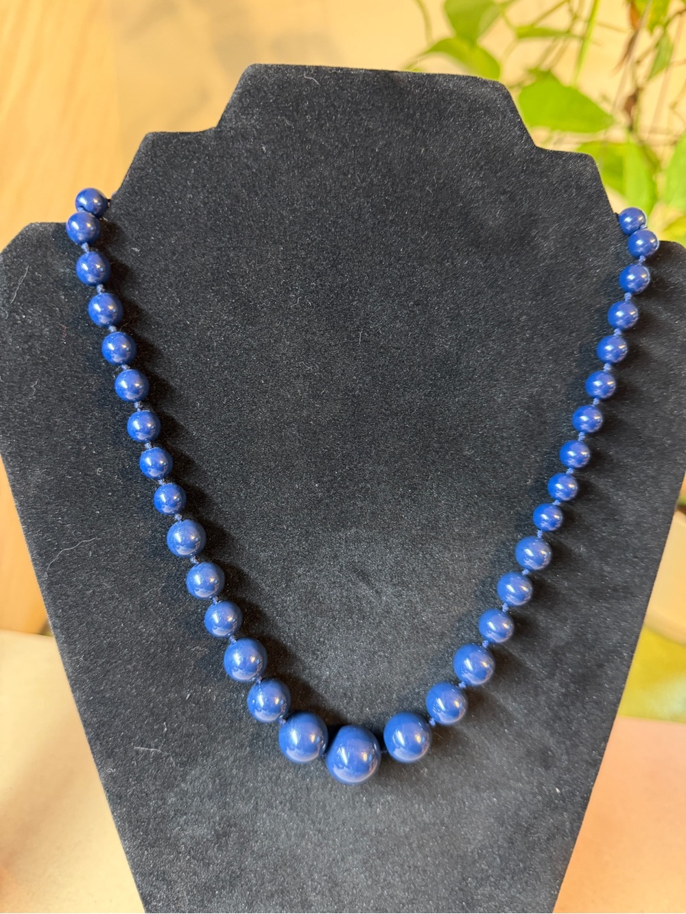 Blue Beaded Necklace - Women Jewelry